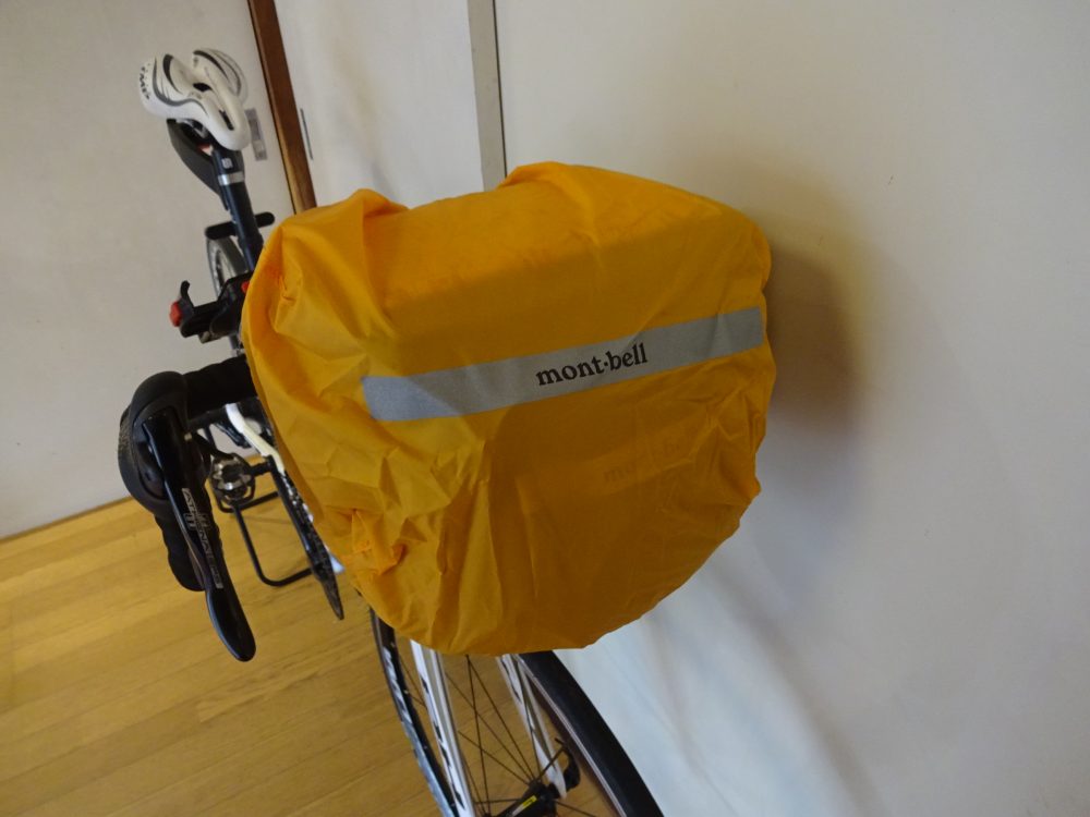 mont-bell自転車フロントバッグ　オレンジ