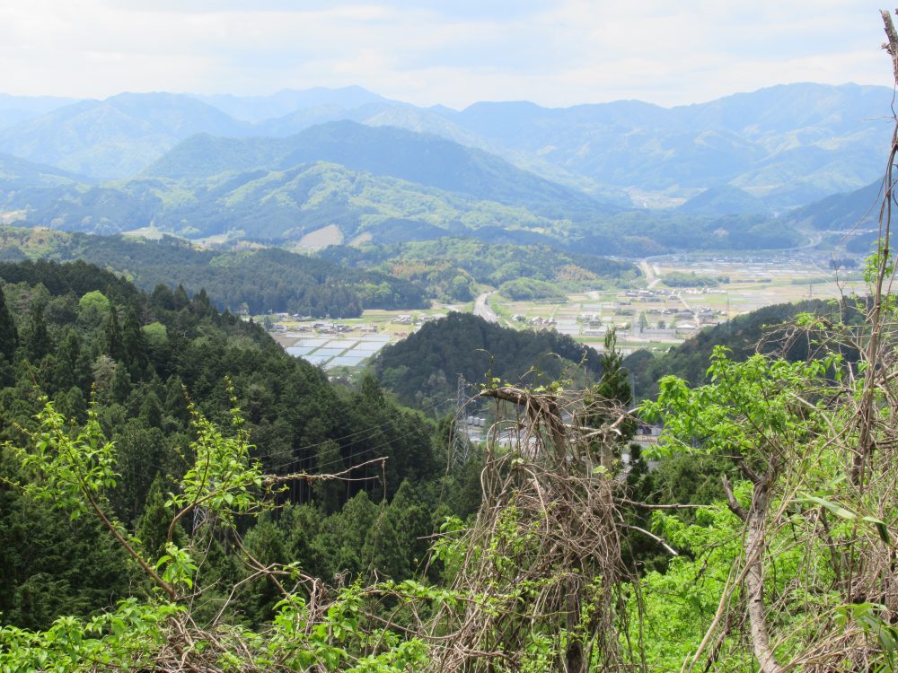 峠を越えると視界が広がる