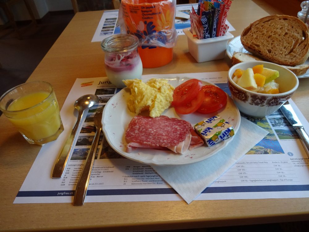 ホテル ゾンネンベルクの朝食