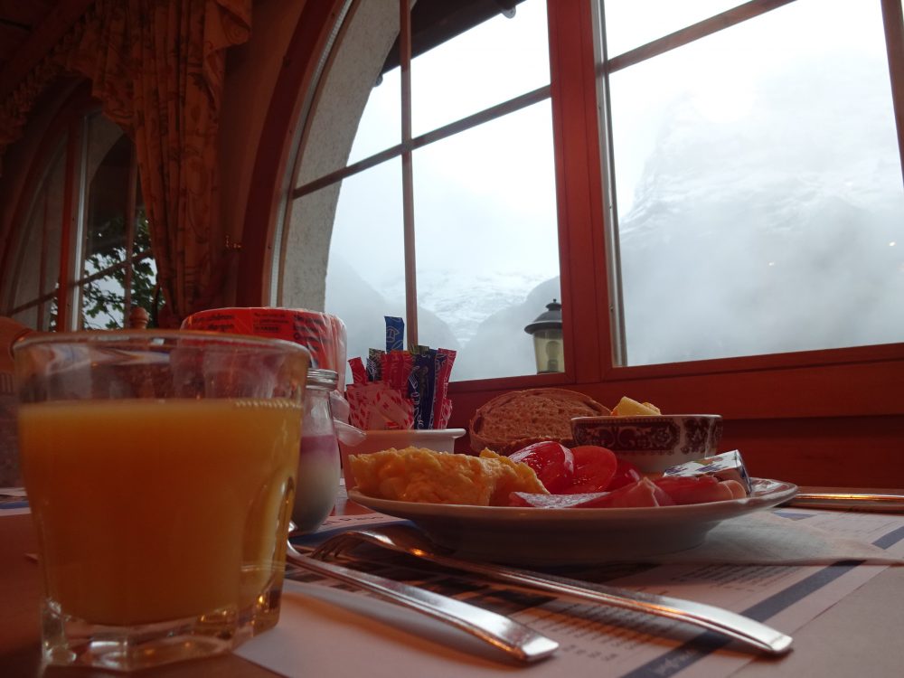 ホテル ゾンネンベルクの朝食