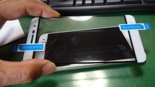 Zenfone3ガラスフィルム交換