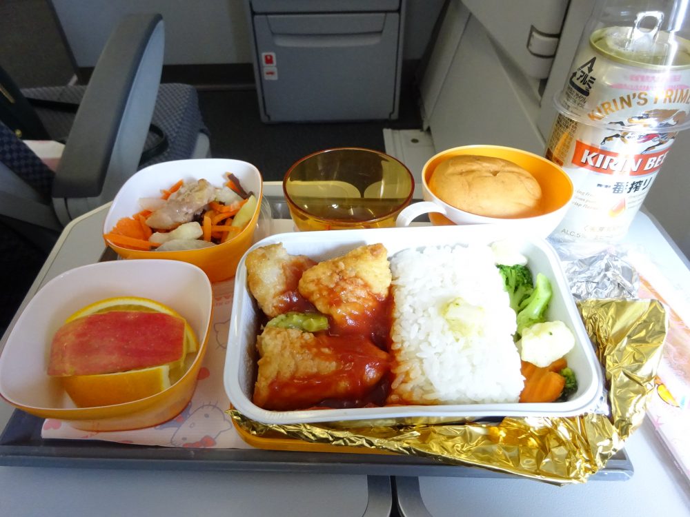 エバー航空のキティちゃん飛行機