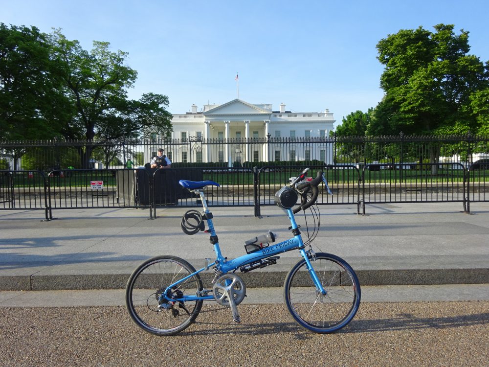 ホワイトハウスとBikeFriday