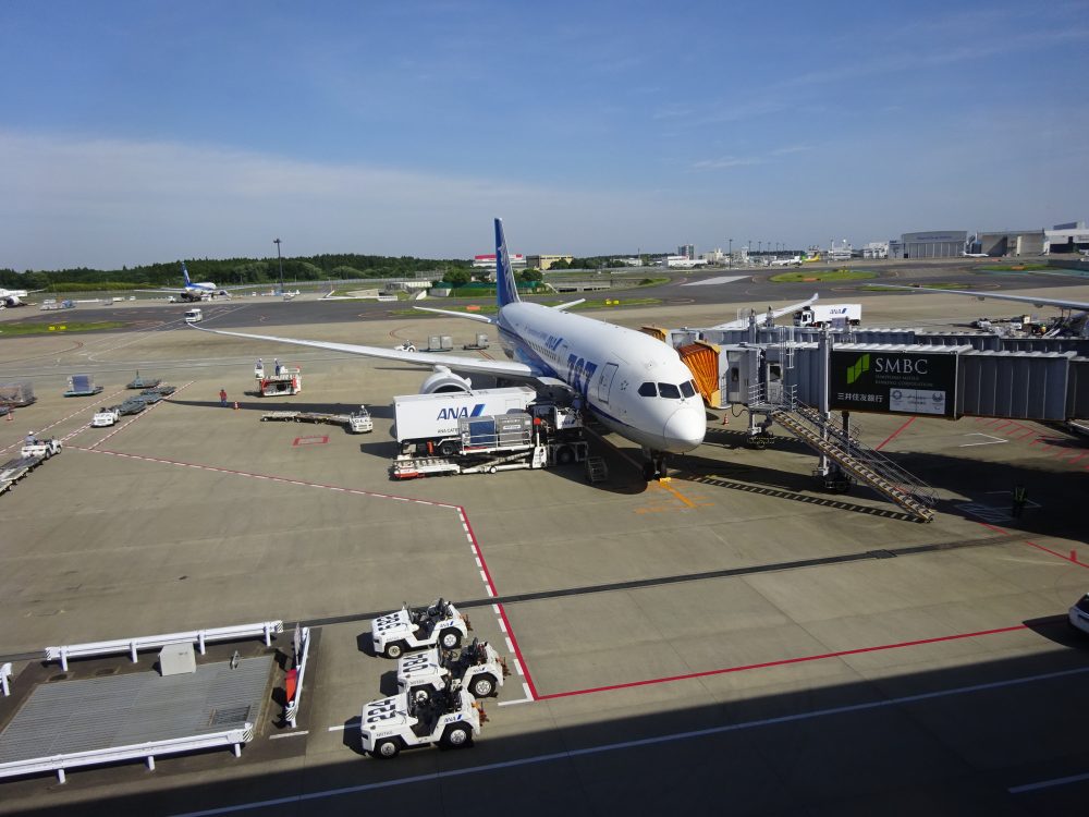 無事に成田空港到着