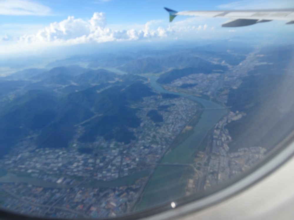 空から見えた韓国自転車道