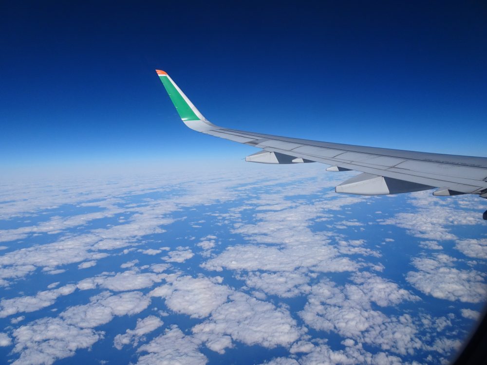関空への空の旅