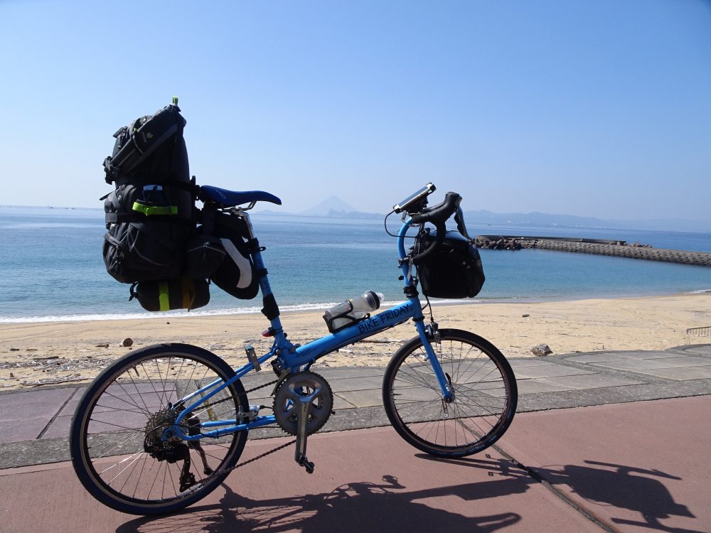 開聞岳とBikeFriday