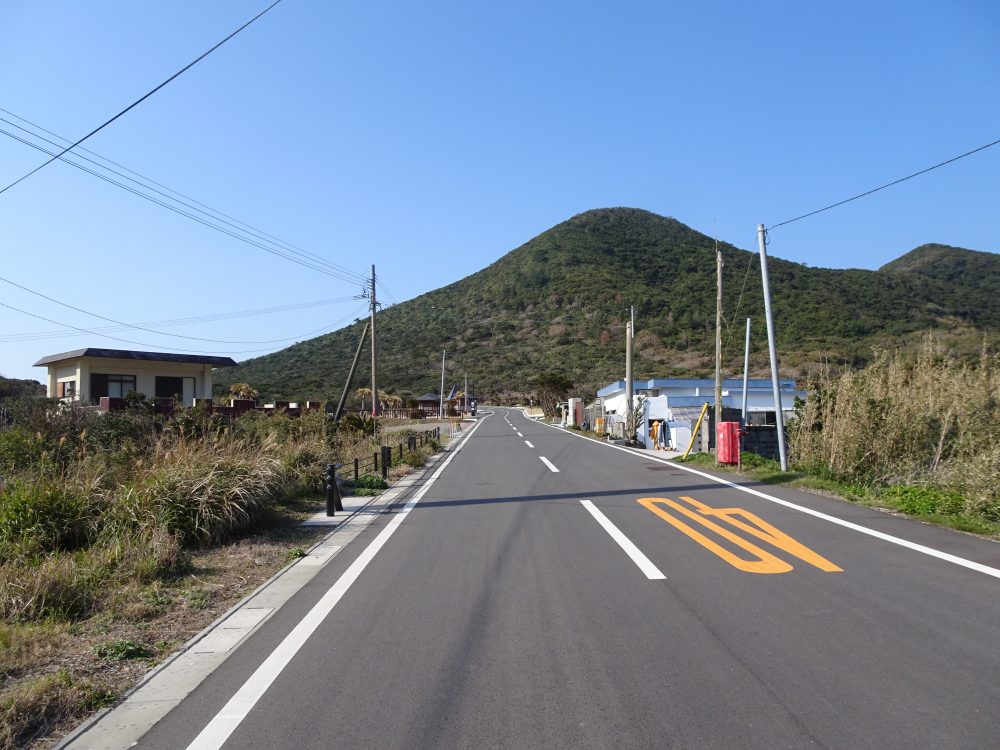 佐多岬への最後の道