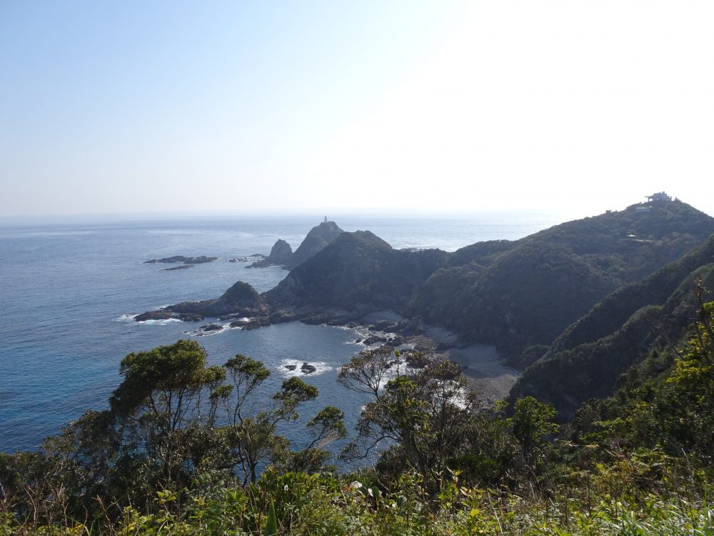 佐多岬駐車場からの景色