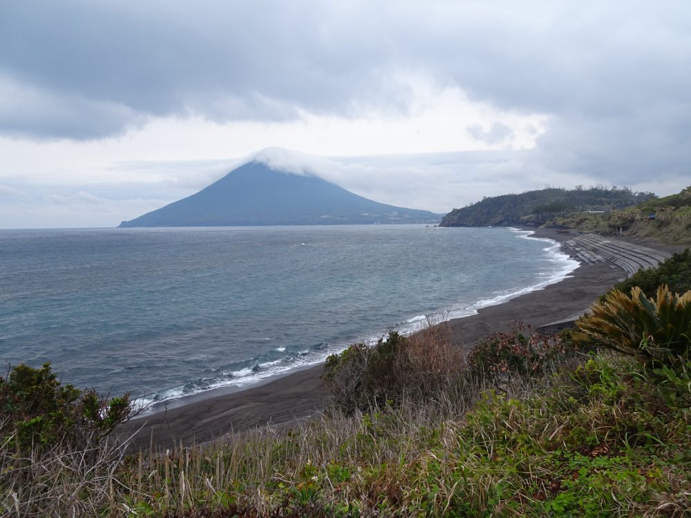 長崎鼻から開聞岳