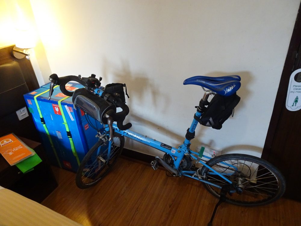 BikeFriday を組み立ててカトマンズポタリングに出発
