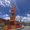 Faro Murilloロープーウェイ駅側にあるボリビア ラパスの町を一望できる展望台Lapaz Con fuerzaが素晴らしかった。