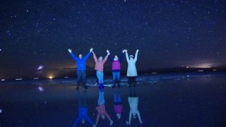 ウユニ塩湖での星空凄すぎるぞわ～い