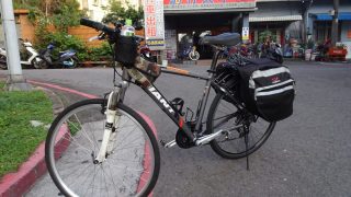 自行車を借りた台湾で