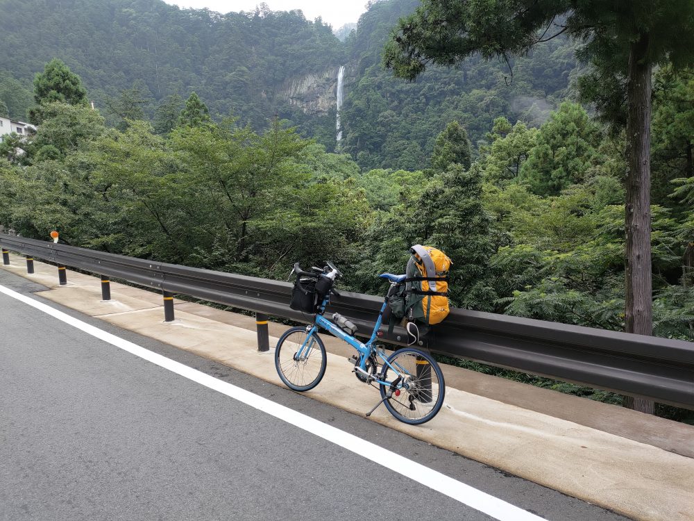 クマイチ、熊野街道１周の自転車旅那智の滝