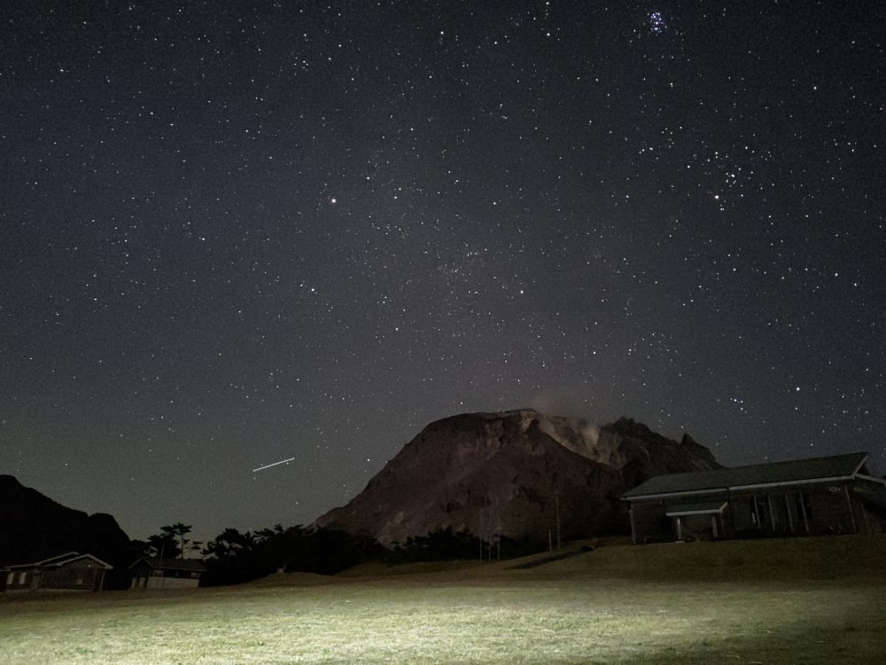 薩摩硫黄島ポタリング星空