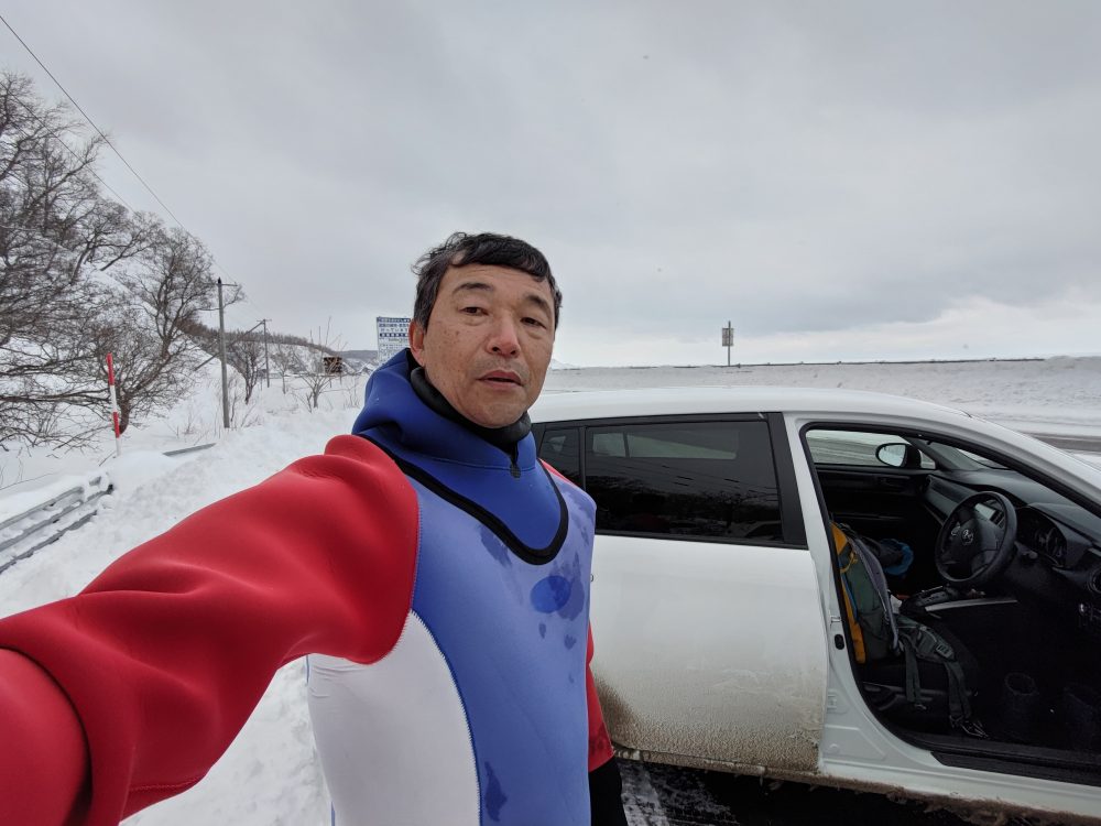 知床で流氷ウォーク